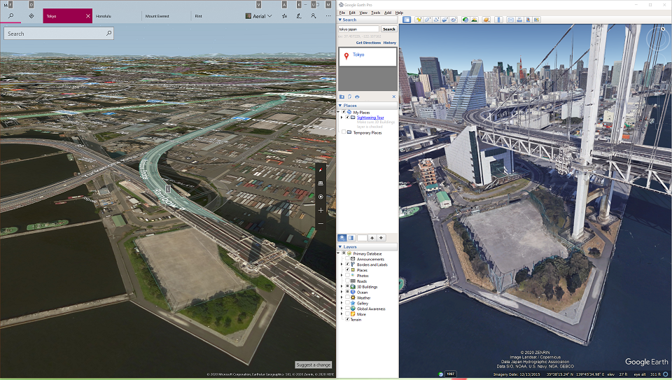Microsoft Flight Simulator - Google Maps In-Game vs Bing - Russia
